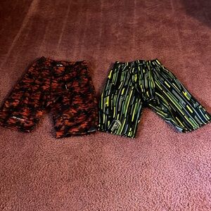 2 men’s small boa half tights nike USA running shorts. nike trail running shorts